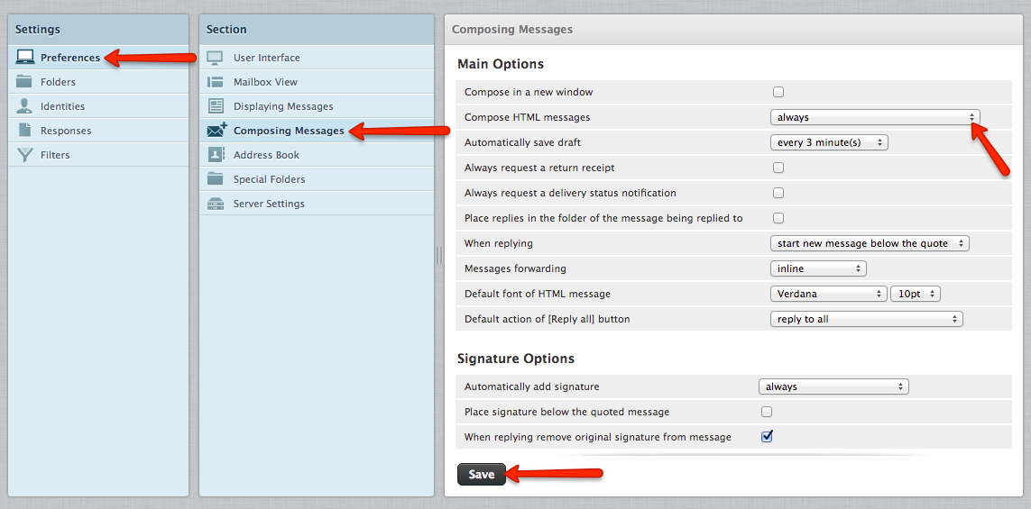 easyMail webmail signatures with easyDNS