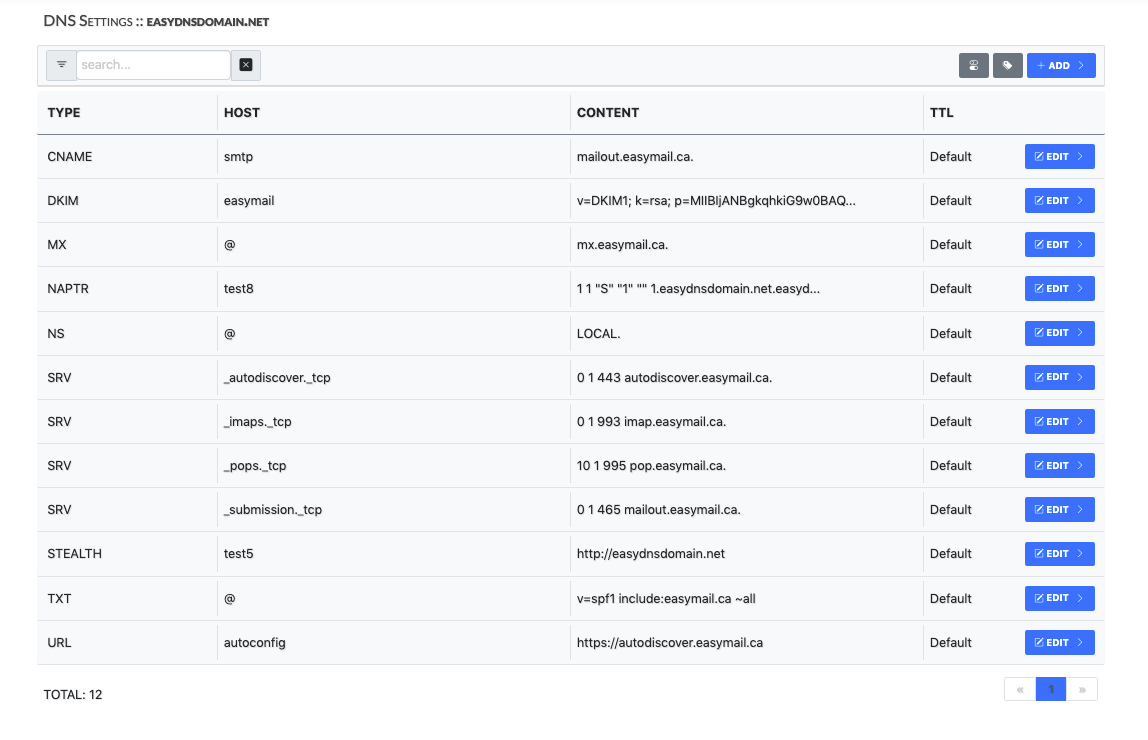 New DNS Editor - easyDNS Knowledge Base